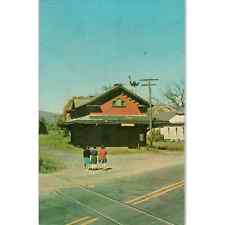 Rutland Railroad Station Chester Vermont Vintage Postcard PD1 picture