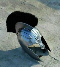 Troy Armor Helmet Medieval Knight Crusader Greek Spartan Helmet picture