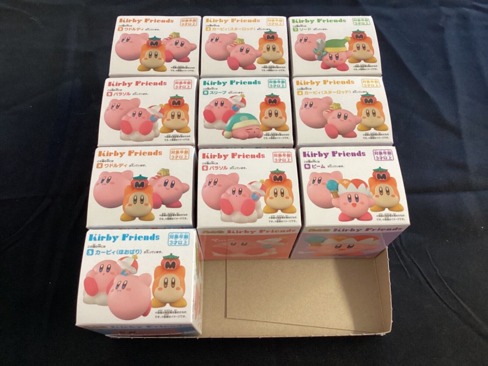 Kirby Friends Soft Vinyl Bandai 2-Inch Mini-Figure 1 Random Box - New/Sealed