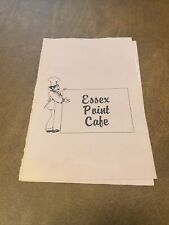 Rare - Essex Point Cafe Restaurant Menu - Vintage picture