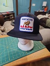 Vintage New Era MANCHESTER MACK Trucks Trucker Snap Back Hat Made In USA picture