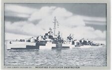 U S Navy Modified Fletcher Destroyer Military 1950  picture