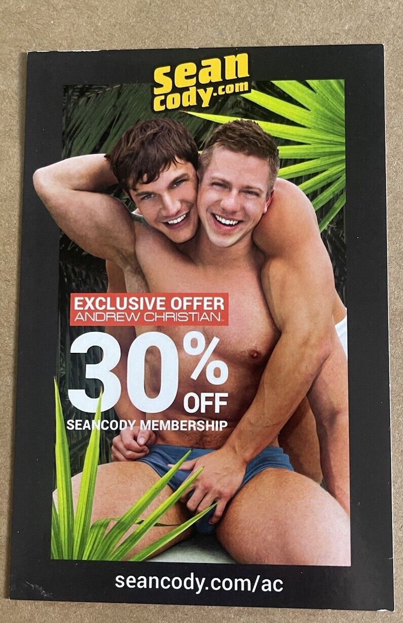 Brandon Cody Mailer Card Promo Sean Cody Adult Male Model
