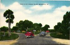 Postcard Road to St. Simons Island Brunswick Georgia picture