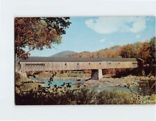 Postcard Covered Bridge Over West River West Dummerston Vermont USA picture