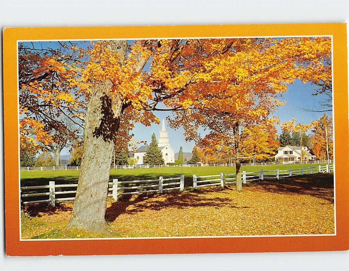 Postcard The Village of Craftsbury Common Vermont USA