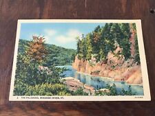 The Palisades Winooski River Vermont Postcard picture