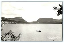 1949 Lake Willoughby Boat Scene Westmore Vermont VT RPPC Photo Vintage Postcard picture