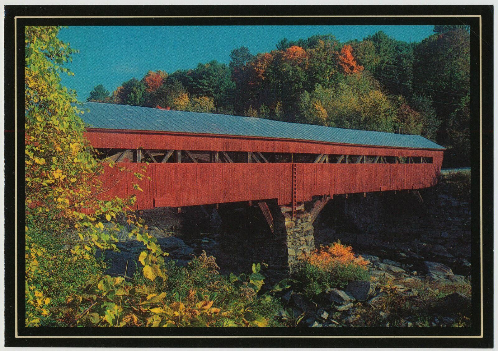 Taftsville Covered Bridge, Ottauquechee River, Woodstock, Vermont