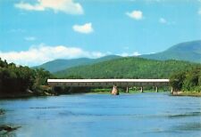 Windsor-Cornish Covered Bridge Between NH & Vermont Vintage Chrome 4 x 6 PC picture