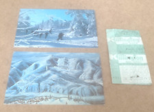 Vintage Lot Of Killington Vermont Ski Area Post Cards And Lift Ticket picture