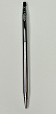 NOS CROSS Century Chrome Pen Classic 1960s w/ Lincoln Emblem ~ USA picture