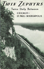 Twin Zephyrs Twice Daily Train Between St. Paul Minneapolis picture
