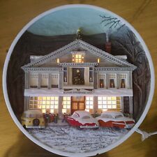 Norman Rockwell Lighted Christmas Village 