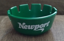 Vintage Green Plastic Ashtray Newport Cigarettes 1970s No 263 - Made in USA picture