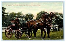 Brockton Fair Horse Show Prize Winners Brockton Massachusetts MA Postcard picture