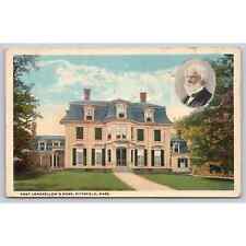 Postcard MA Pittsfield Poet Longfellow Home picture