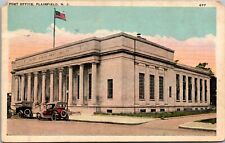 Postcard New Post Office Plainfield NJ 1938 picture