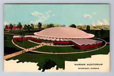 Anderson IN-Indiana, Warner Auditorium, Antique, Vintage Souvenir Postcard picture