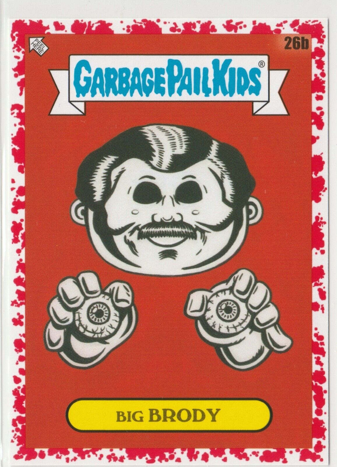 Garbage Pail Kids GPK RED HERRING Big Brother Brody 1984 George Orwell 56/75