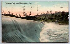 Montgomery Alabama~View Along Tallassee Falls~PM 1920~Photochrom~Vtg Postcard picture