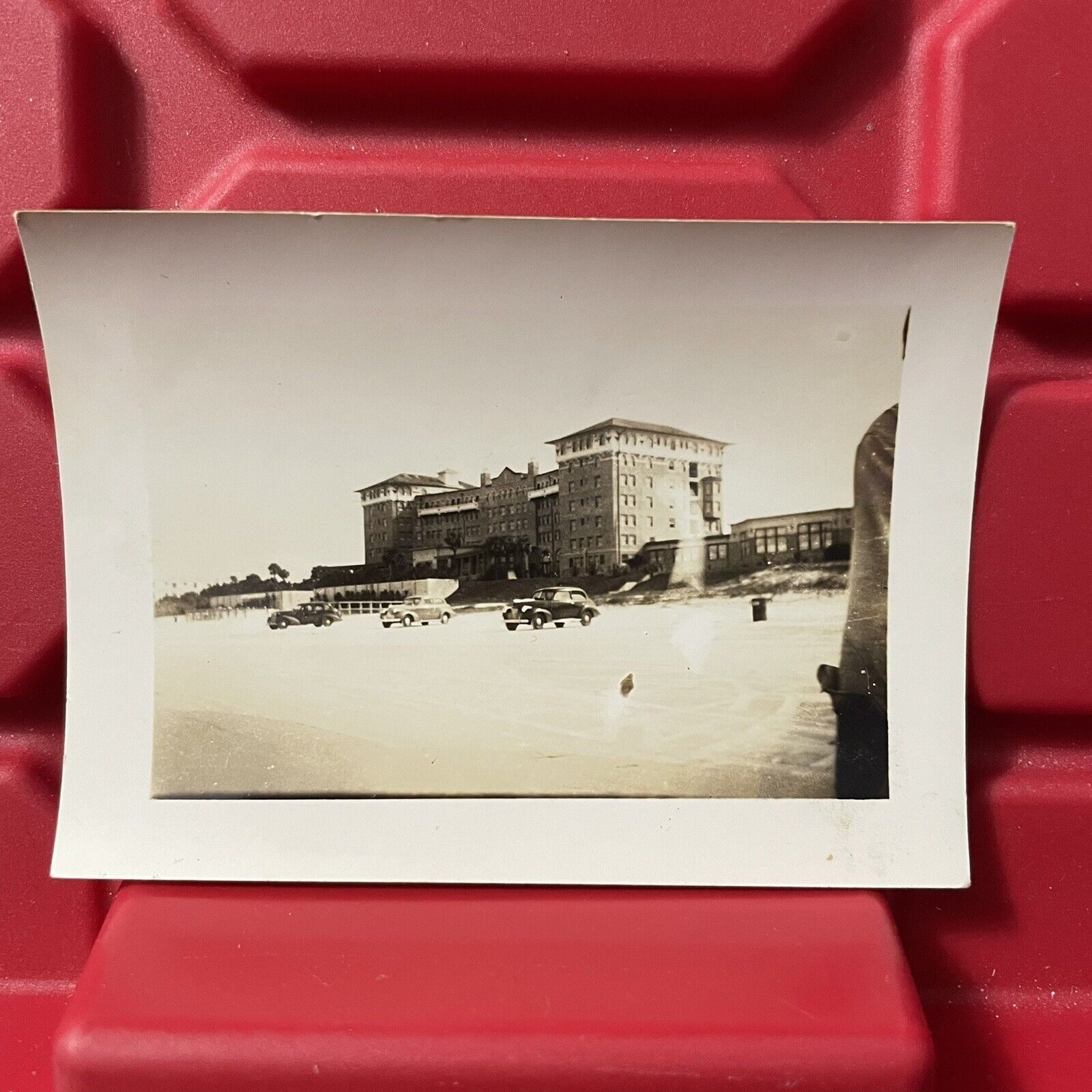 Clarendon Hotel Daytona Beach Florida 3 3/4 x 2 5/8 Photograph Vintage 1940s