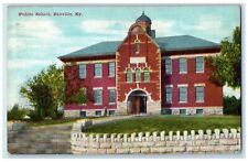 1913 Public School Campus Building Stairs Entrance Danville Kentucky KY Postcard picture
