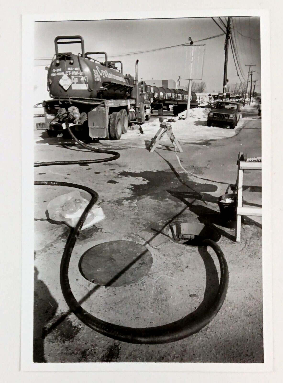 1993 Braintree Massachusetts Messina Drive Hazardous Waste Cleanup Press Photo
