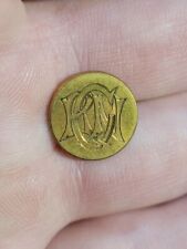Rare Antique English Button, 1800's, R.C.N., Ludlow, Firmins Warwick Street picture
