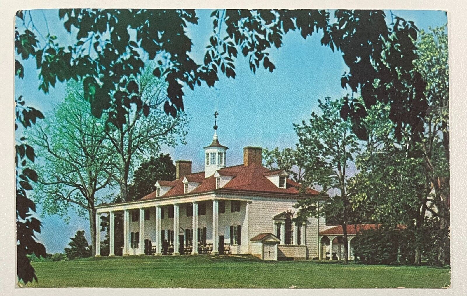 Home Of Washington Postcard Mt. Vernon, VA PM 1970