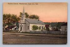 Baptist Church MIDDLETOWN California Antique Lake County Hand Colored 1910s picture