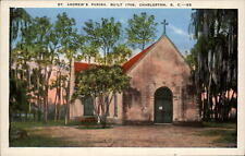 Charleston South Carolina ~ St Andrew's Parish ~ built 1706 ~ postcard sku657 picture