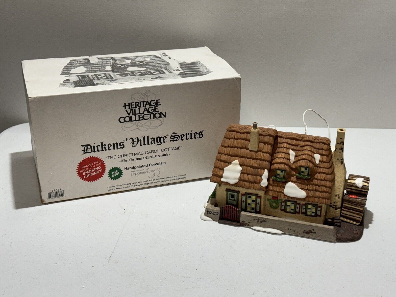 Retired Dept. 56 Christmas Carol Cottage Heritage Village Collection Dickens