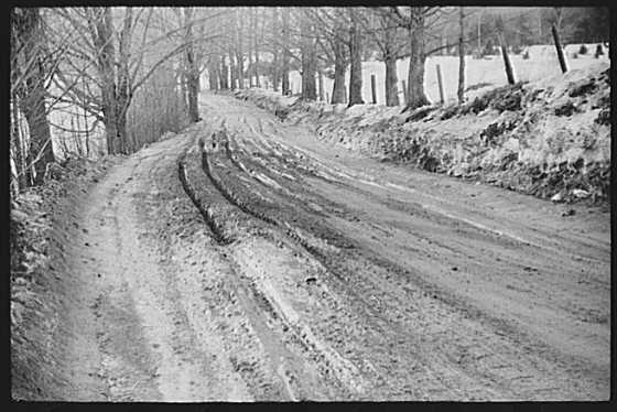 Stowe,Vermont,VT,Lamoille County,Winter,Farm Security Administration,FSA,2