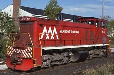 Original Train Slide Vermont Railway #501 09/1989 Rutland VT #28 picture