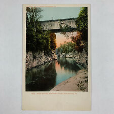 Postcard Vermont Burlington VT High Bridge Winooski Gorge Pre-1907 Unposted picture