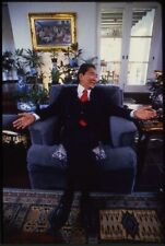 LG90-11 FERDINAND MARCOS Vintage 35mm Slide PHILLIPINES PRESIDENT AT HOME 1987 picture