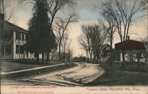 Marshfield Hills,MA Prospect Street Plymouth County Massachusetts A.S. Burbank