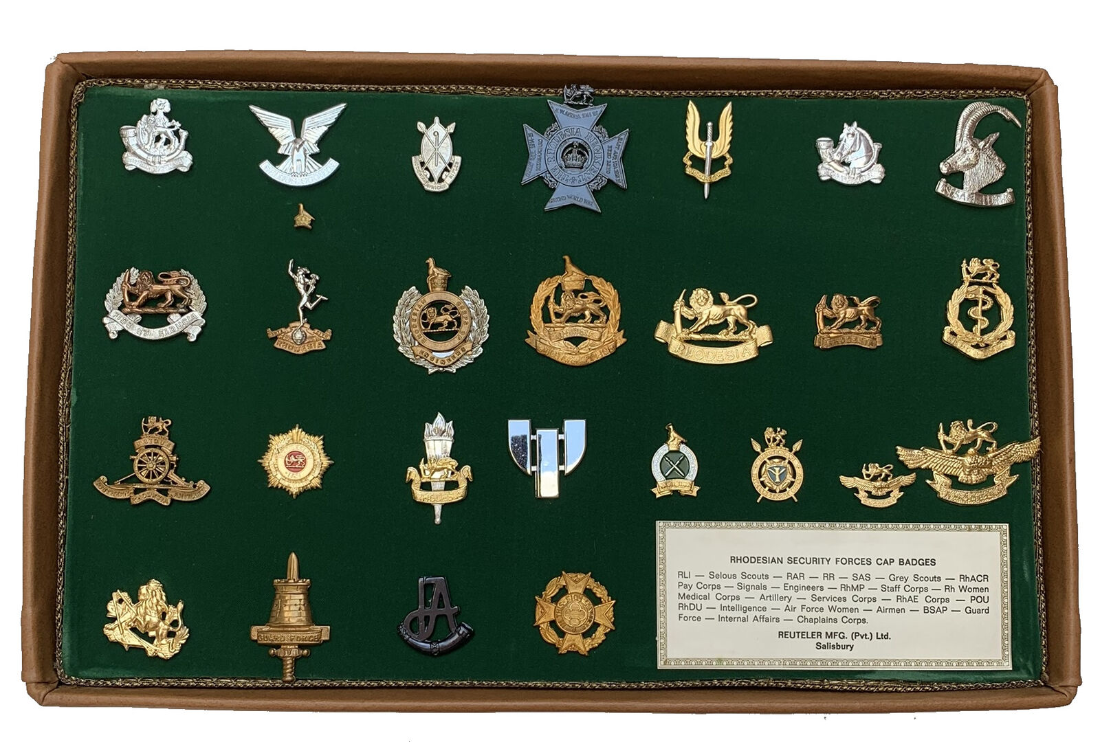 Rhodesia Reuteler Salisbury Selous Scouts SAS Bush Border War Collection