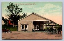 J99/ Averill Park New York Postcard c1910 Railroad Depot Station  300 picture