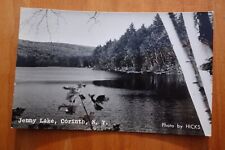 Jenny Lake, Corinth NY New York real photo postcard by Hicks, p/u 1965 picture