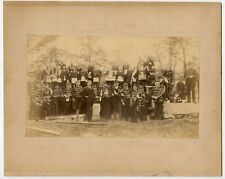 Masonic Meeting Music Band , Dog Vintage Photo by Rhodes Bridgewater N.S. Canada picture