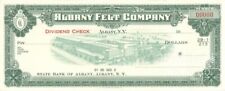 Albany Felt Co. - American Bank Note Company Specimen Checks - American Bank Not picture