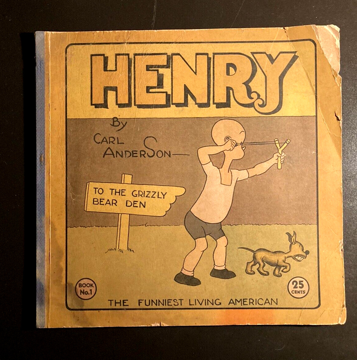1935 HENRY Book No. 1 Comic Book by Carl Anderson RARE COMIC Nice Strong Binder