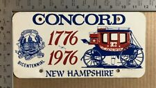 1976 New Hampshire bicentennial license plate Concord USA 1776 11866 picture