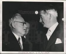 1951 Press Photo Andrei Vishinsky & Anthony Eden at UN meeting in Paris, France picture