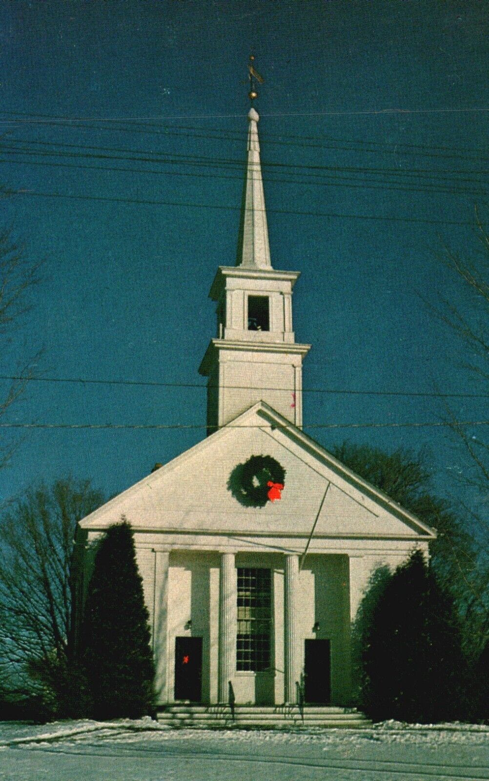 Postcard MA Lunenburg First Evangelical Congregational Church Vintage PC H7614