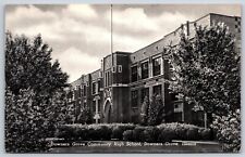Postcard Downers Grove Community High School, Downers Grove Illinois Posted 1958 picture