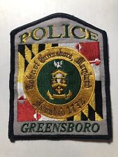 Greensboro Maryland Police Patch picture