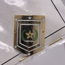 NIP Mineral Wells State Park Texas TX Metal Hiking Walking Stick Medallion Badge picture